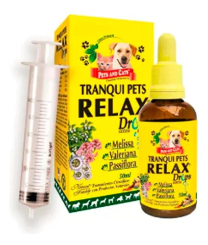 Tranqui Pets Relax Drops Por 50 Ml