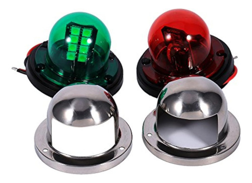 1 Par 12v Bow Led Barco Luces De Navegación Kit, Marine Boat