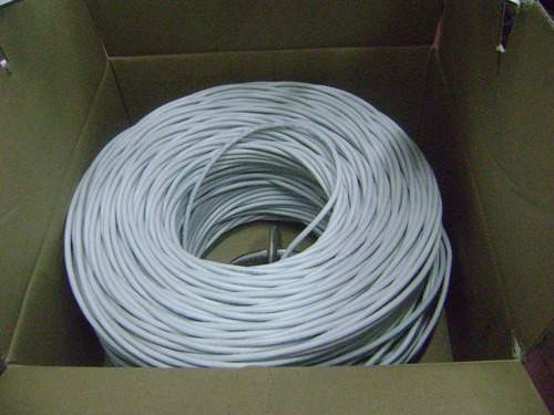 Cable Utp Dixon Cat6 9040 Lszh Blanco Caja 305 Mts