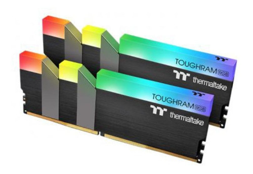 Memoria RAM Toughram RGB gamer color negro 16GB 2 Thermaltake R009D408GX2-3600C18B