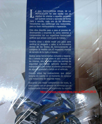 Libro Enciclopedia Visual Mecanica De Motos Lexus