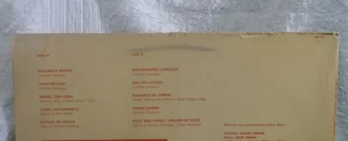 Lp Cristina Camargo 1980 Com Encarte Vinil Excelente Sem Uso 