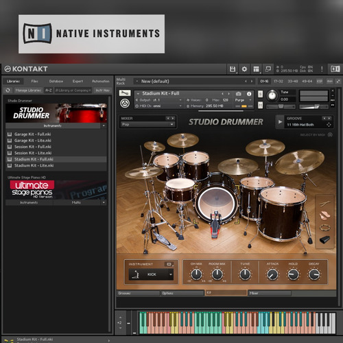 Imagen 1 de 1 de Studio Drummer (kontakt)