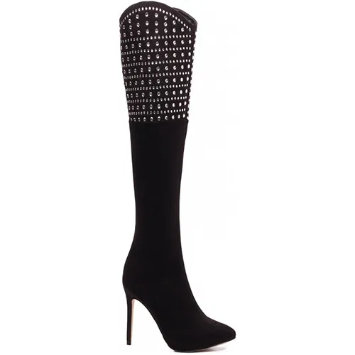 Bota bico hotsell fino cano alto