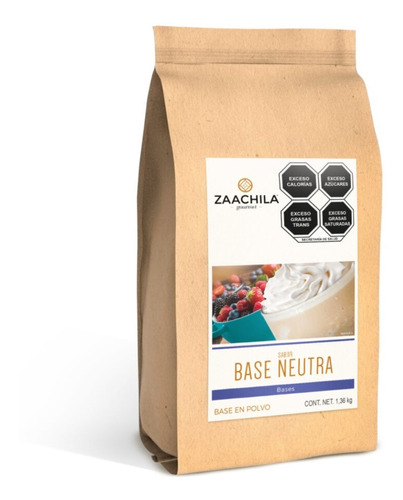 Zaachila-gourmet Sabor: Base Neutra Base Frappe Con1.36kg