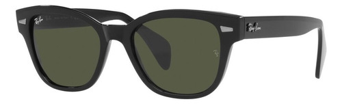 Lente solar Ray-ban 0rb0880s Proteção UV Cor da lente preta Cor da lente verde Cor da haste preta Cor da moldura preta