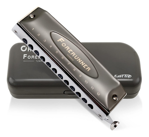Armónica, Forerunner Chromatic H C Key 12 Agujeros 48 ...