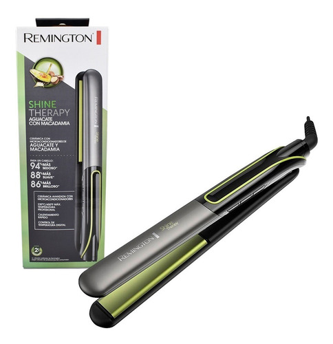 Imagen 4 de 9 de Plancha De Cabello Remington Aguacate Macadamia Original 100