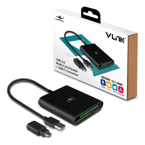 Vantec Vlink Usb 3.0 - Lector De Tarjetas Múltiples De Vel.