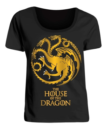 Remera Mujer Game Of Thrones Targaryen Escudo Fire Blood