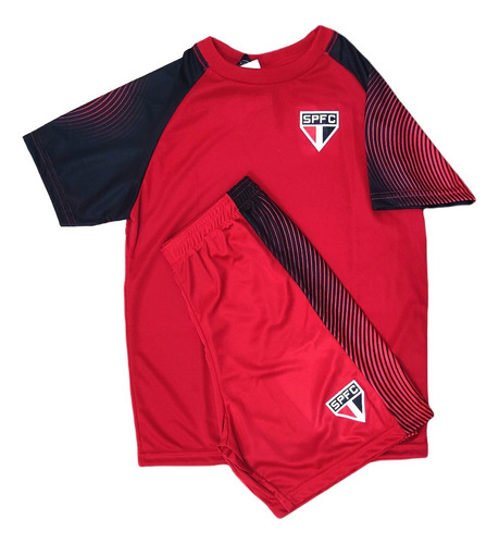 Kit Infantil São Paulo Oficial - Camisa + Shorts