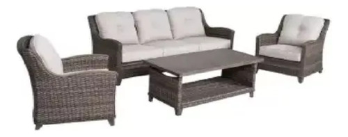 Set Jardin Exterior Keter Tipo Rattan Sintetico Sala Lounge1