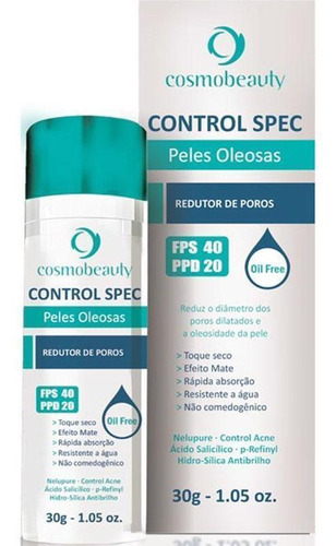 Redutor De Poros Control Spec Cor Bege Cosmobeauty