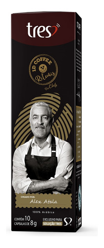 Cápsula De Café Espresso Alex Atala 3 Corações