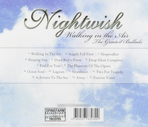 Cd Nightwish  Walking In The Air Ballads       