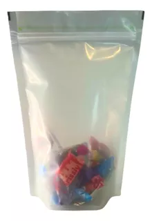  200 Bolsas Con Cierre Hermético Mate Transparentes 1000ml