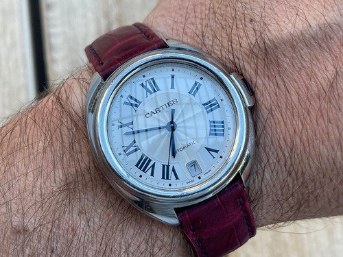 Impecable Reloj Cartier Clé Full Set (caja, Garantía, Etc)