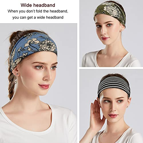 Diademas Yonuf Boho Para Mujer, Diadema Ancha A La Moda, Yog