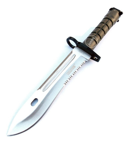 Cuchillo Bayonet Knife Cs Go War Con Funda Pasacinto