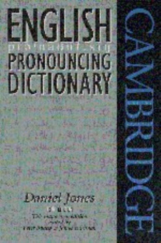 English Pronoucing Dictionary, De Jones, Daniel. Editorial Cambridge Univ.press, Tapa Tapa Blanda En Español