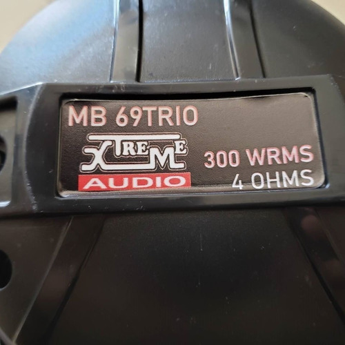 Par Falante Medio Grave Xtreme Pro Mb 69 Trio 600 W Rms Cor Black