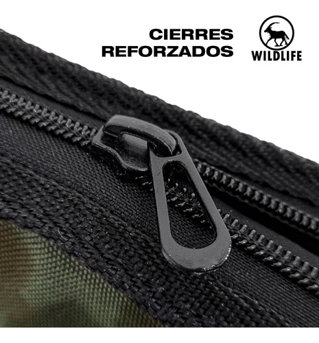 Imagen 5 de 10 de Funda Rifles Carabinas Wild Life 110 A 130 Cm Camu Bandolera