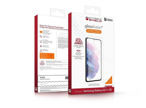 Imagen 8 de 8 de Mica Invisibleshield Glass Fusion D30 Samsung Galaxy S21 Plu