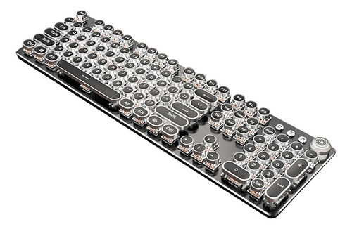 Teclado Retro Punk De 104 Teclas Con Cable Para Pc,