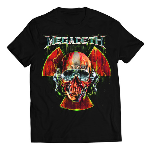 Camiseta Oficial Megadeth Radioactive Death Rock Activity