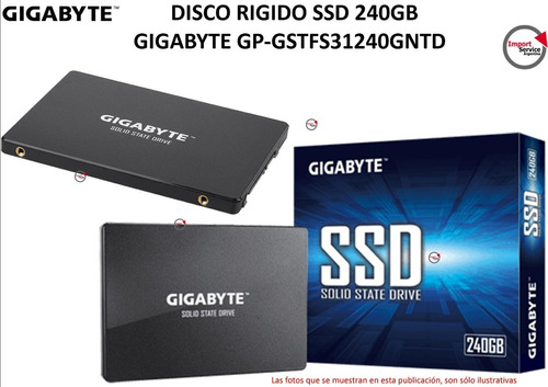 Disco Rigido Ssd 240gb  Gigabyte Gp-gstfs31240gntd