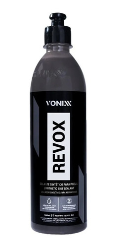 Revox Selante Pneu Pretinho Vonixx 500ml Resistente À Água