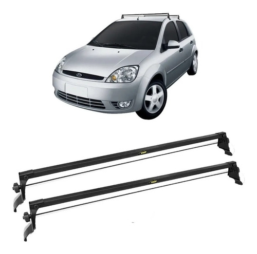 Par Rack De Teto Automotivo Fiesta Hatch Sedan 4 Pts 02 A 14