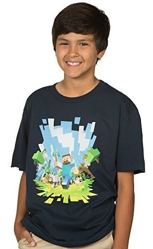 Camiseta Minecraft Boys Adventure Youth