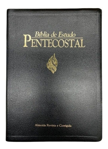 Biblia Estudo Pentecostal Grande Luxo Preto