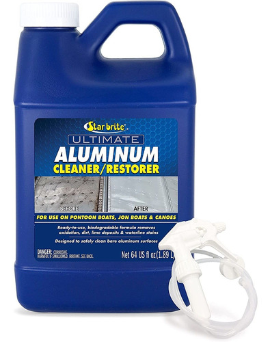 Star Brite Ultimate Aluminum Cleaner  Restorer - Safely Clea