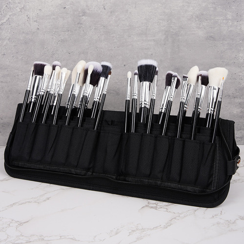 Para Juego De Brochas De Maquillaje De Pelo Animal De 25