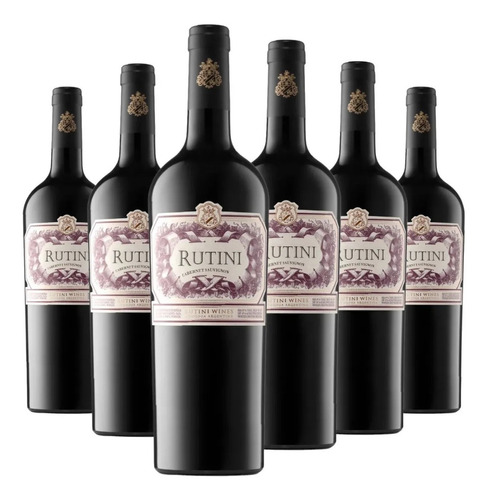 Vino Rutini Cabernet Sauvignon 750ml. Caja 6 Botellas