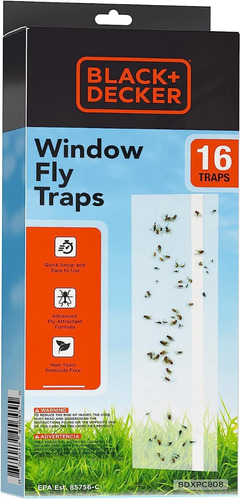 Paquete Trampa Pegamento Ventanas Moscas Insectos Voladores 
