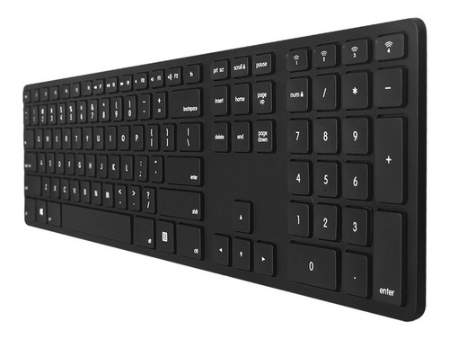 Imagen 8 de 10 de Teclado Inalámbrico Retroiluminado Pc/windows Ingles/ Matias