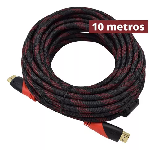 Cable Hdmi 10 Metros Mallado 1080p Full Hd Tv Doble Filtro