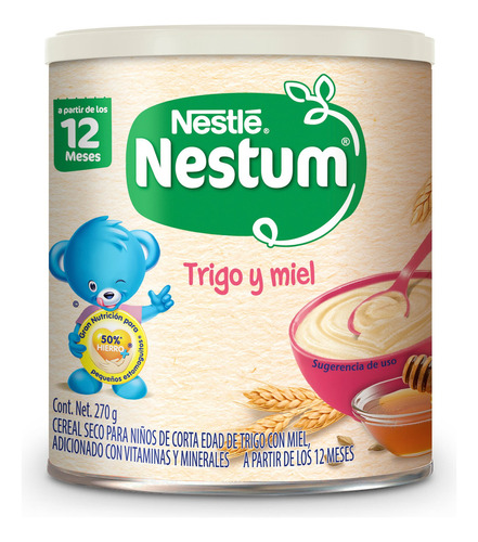 Cereal Infantil Nestum Etapa 4 Trigo Con Miel Lata 270g