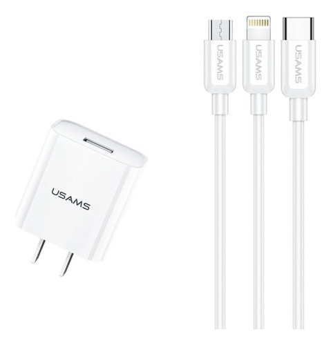 Cargador Marca Usams Micro Usb 2.1a