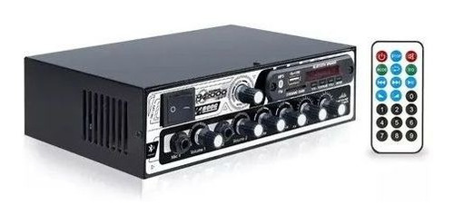 Receiver Bluetooth Boog Mx2000 Bt Usb Sd 300w Rms 2 Canais