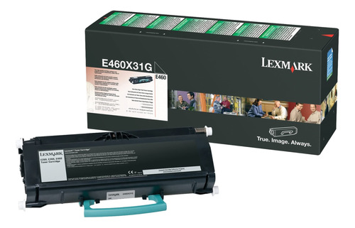 Toner Lexmark E460x31g Negro Original