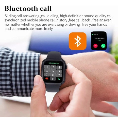 Reloj Inteligente Hombre Smartwatch Para Mujer Con Bluetooth