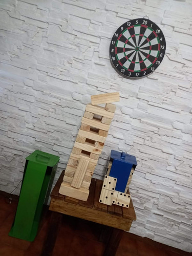 Imagen 6 de 10 de Alquiler Metegol Tejo Mini Ping Pong Sapo Pool Jenga Gigante