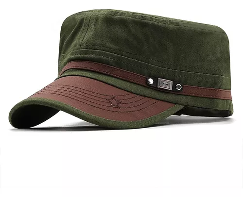 Gorra Militar De Marca Tipo A Para Hombre, Informal, De Algo