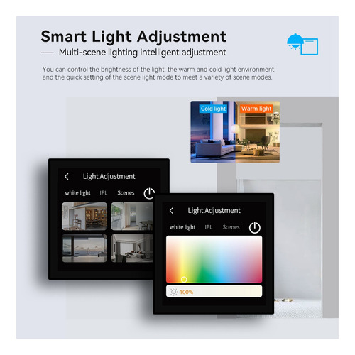 Panel De Control De Hogar Inteligente Tuya Smart Home Múltip