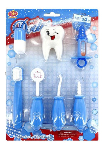 Juego Set Dentista Doctor De Juguete Para Niños Oficios 7pzs