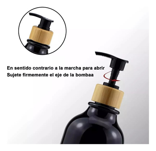 Dispenser Jabon Liquido De Plastico Liso Minimalista 500ml
